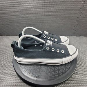 Womens Sz 9 Black Converse Classic Slip On Shoes